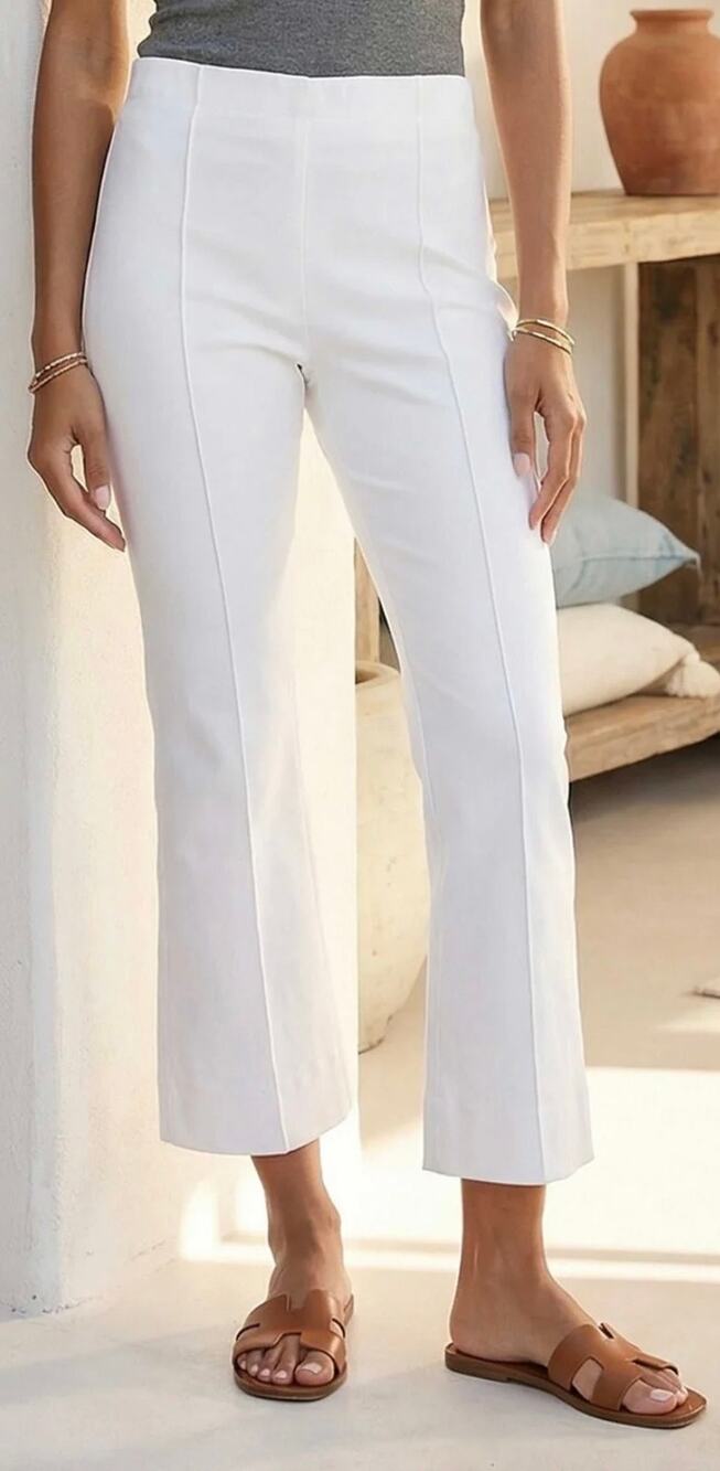 NWT Fifteen Twenty Off White Sigourney Pintuck Wide Leg Pants Size XS